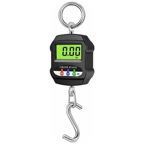 Bilancia Digitale Sospesa Da 300kg - Bilancia Elettronica Portatile Con Display Lcd Black - Foto 1