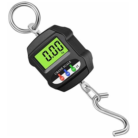 Bilancia Digitale Sospesa Da 300kg - Bilancia Elettronica Portatile Con Display Lcd Black - Foto 2