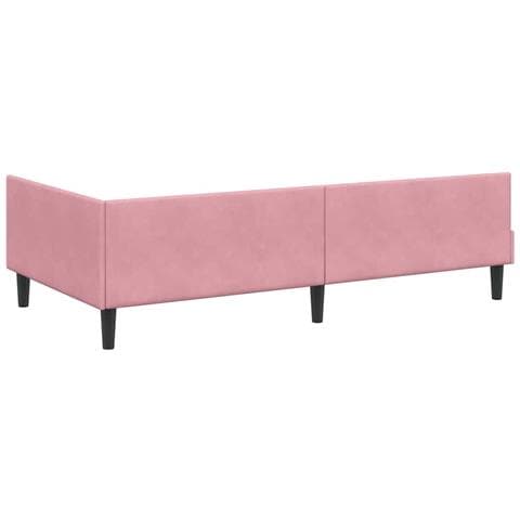 Struttura Letto Angolare con Materasso 2 pcs Grigio Velluto - Foto 9