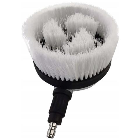 Spazzola Rotante Hydrobrush Pro360 - Testina Rotante Automatica | Attacco Rapido 1/4""qc | Per Auto, Vetri, Facciate | Setole Delicate - Foto 2