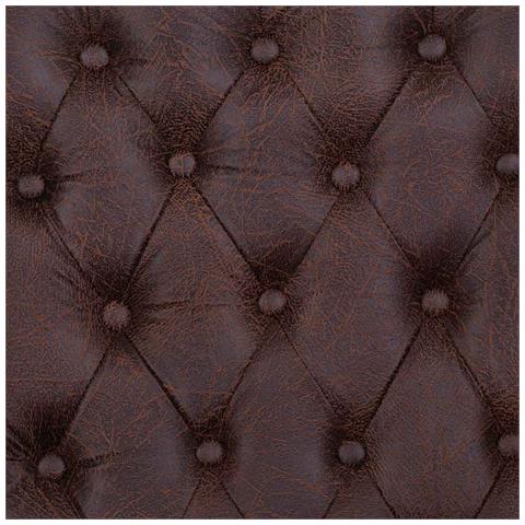 Poltrona In Similpelle Marrone 84x84x86h - Foto 8