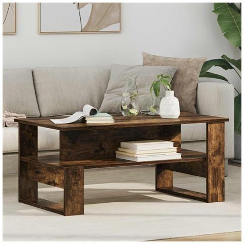 Tavolino da salotto Rovere fumé 90 x 50 x 40 cm - Foto 2