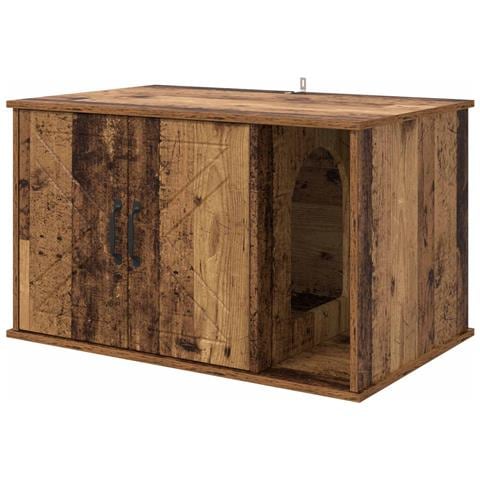Casa per Gatti Legno vecchio 85 x 55 x 50 cm Legno multistrato - Foto 1