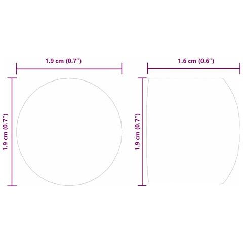 Tappi per tavoli da calciobalilla 10 pcs Nero PP - Foto 6
