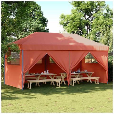Tenda Party Terracotta 292 x 580 x 315 cm Tessuto Oxford - Foto 2