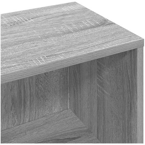Credenza con cassetto Grigio Sonoma 88,5 x 27,5 x 63,5 cm - Foto 9