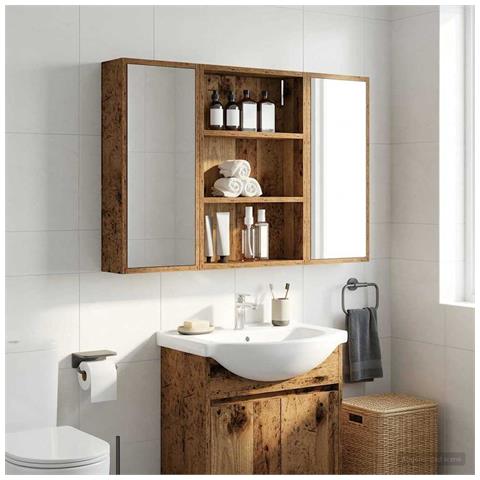 Armadio da bagno a muro Legno vecchio 40 x 10 x 60,5 cm - Foto 2
