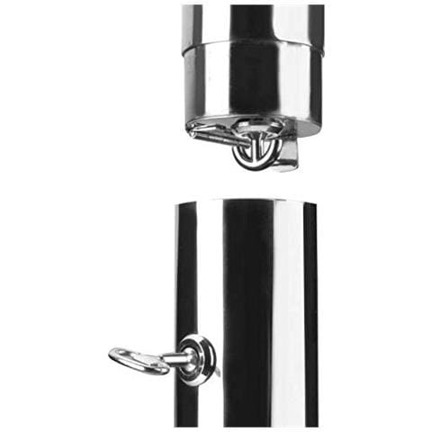 Posacenere rotondo Pier in acciaio inox 63332. 92 x 8 cm - Foto 2