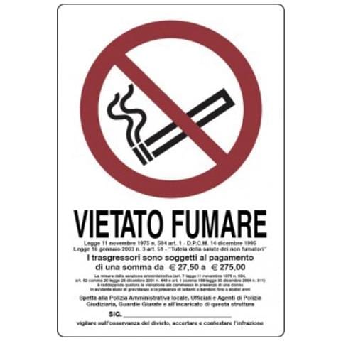Cart. "vietato Fumare" 30x20pl - Foto 2