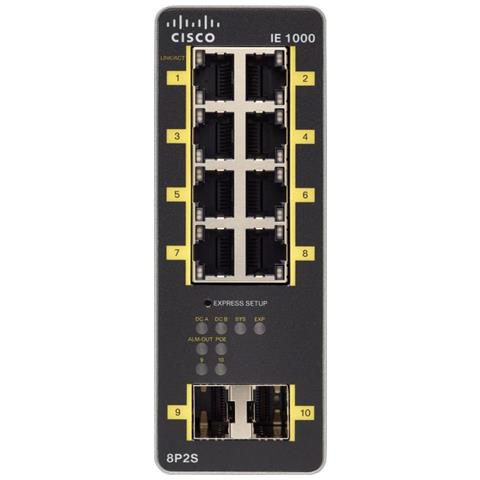 Switch IE-1000-8P2S-LM 8 Porte Gigabit Ethernet (PoE) SFP Gestito L2 - Foto 1