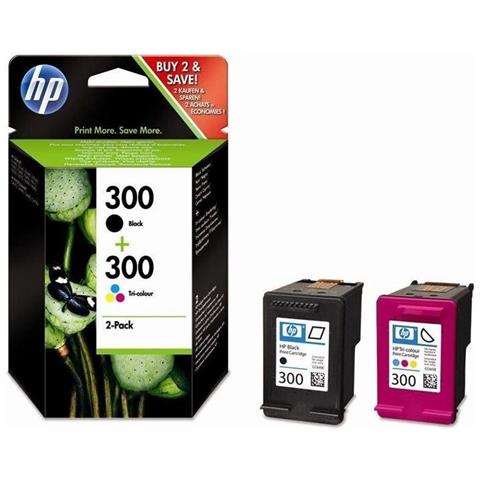 Confezione Da 2 Cartucce Originali Di Inchiostro Nerotricromia 300 Cn637ee - Foto 1