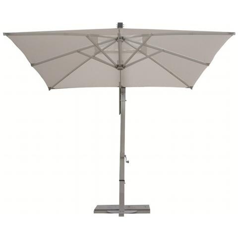 Ombrellone Da Giardino 3 X 4 Palo Laterale Bianco Per Esterno Ristorante Gelateria Bar Hotel Albergo - Foto 2