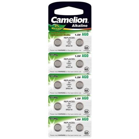 Batteria Camelion Alkaline Ag0 0% Mercurio/hg (10 Pz.) - Foto 1