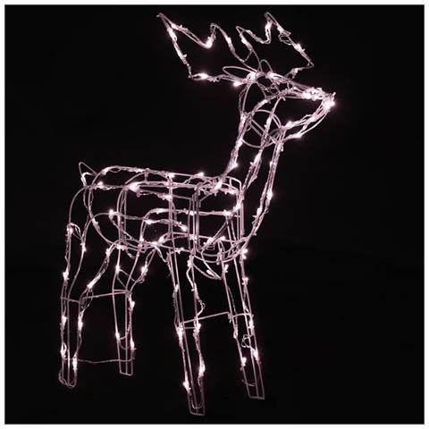 Decorazioni di Natale a Forma di Renne 3 pz 229 LED - Foto 2