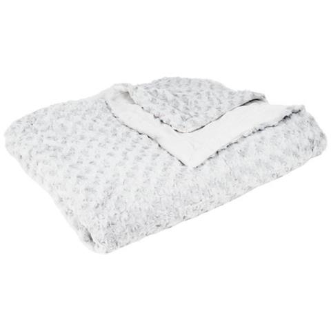 Plaid In Pelliccia Riccia - 180 X 230 Cm - Grigio - Foto 1