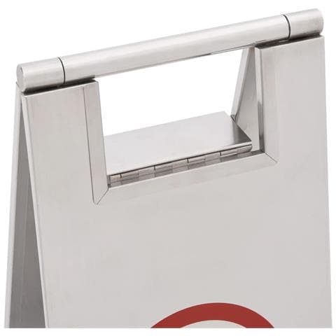 Segnale di Parcheggio Pieghevole in Acciaio Inox - Foto 5