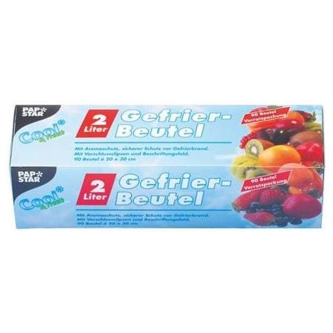 14160 Sacchetto Per Conservare Gli Alimenti 2 L 90 Pz Trasparente - Foto 1