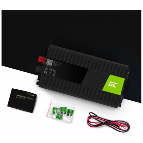 Inv12 Adattatore E Invertitore Auto 3000 W Nero - Foto 3