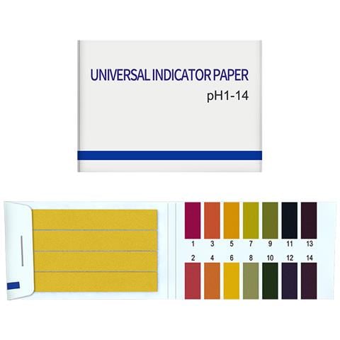 Cartina Tornasole Per Test Ph (1-14) 80 Strisce Reattive Multicolore - Foto 1