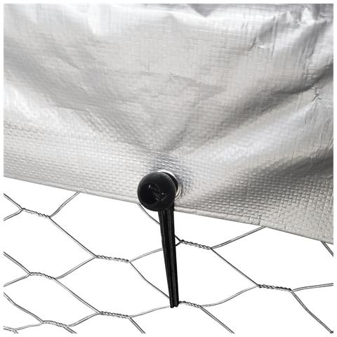 Gabbia per Cani da Esterno con Tetto 400x200x150 cm - Foto 10