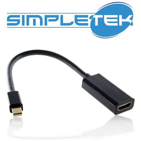 Cavo Adattatore Mini Displayport To Hdmi Femmina Display Port 1080p Nero - Foto 1