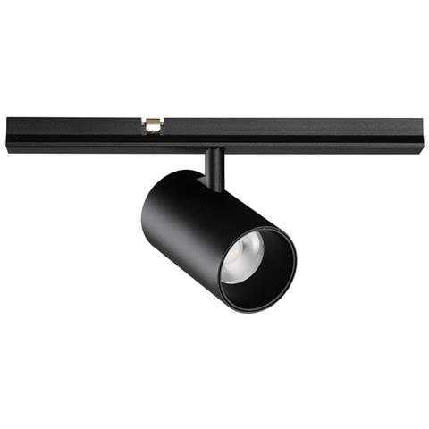 Illuminazione A Binario Contemporaneo Stick Alluminio Nero Led 3w 3000k Ip20 - Foto 1