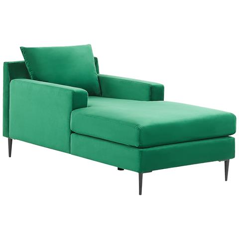 Chaise Longue Gueret Velluto Verde - Foto 8