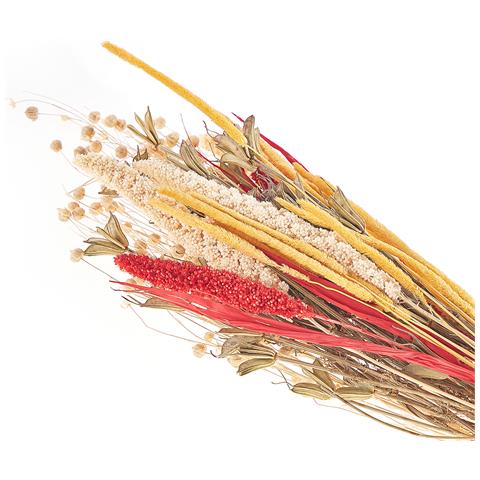 Mazzo Fiori Secchi Rosso E Giallo 65 Cm Pampeluna - Foto 5