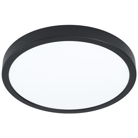 Plafoniera Moderna Fueva 5 In Acciaio Nero Luce Led 20,5w 3000k Ip20 - Foto 1