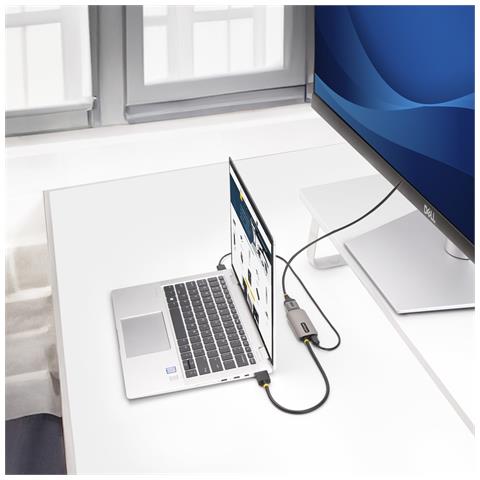 Cavo Adattatore Da HDMI a DisplayPort Da 30 cm, 8K 60Hz, Convertitore Video Attivo da HDMI 2.1 a DP 1.4, Alimentato Da Bus USB Con Cavo Incluso - Foto 2