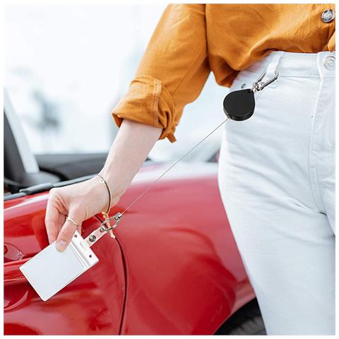 Portachiavi Retrattile Con Moschettone - Foto 5