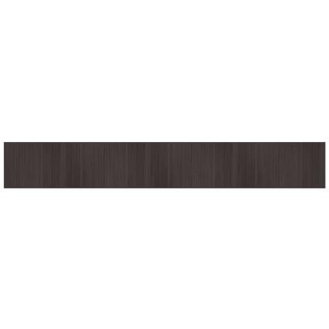 Tappeto Rettangolare Marrone Scuro 70x500 Cm In Bambù - Foto 2