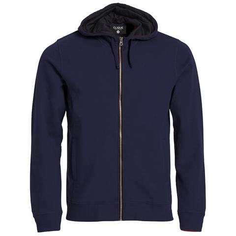 Classic Hoody Full Zip Blu Scuro 5xl - Foto 1