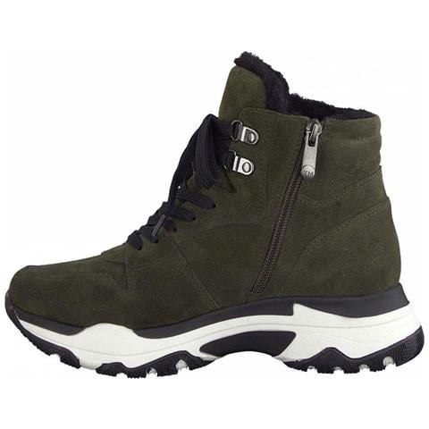 Green Casual Leather Booties Stivaletti Pelle Scarpe Donna Verde Eu 36, 2-26794-27 722 - Foto 3