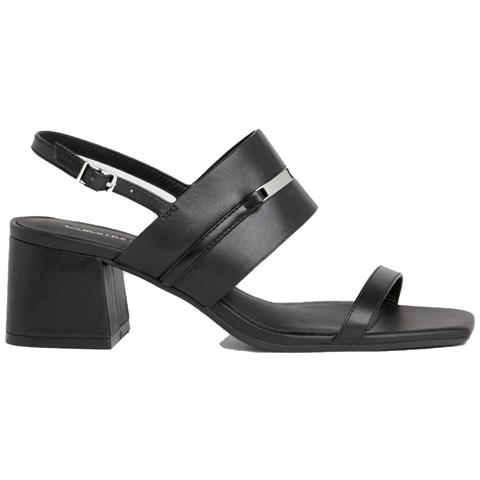 Heel Sandal 45 Bar Sandali Pelle Scarpe Donna Nero Eu 38, Hw0hw02056 Beh - Foto 2
