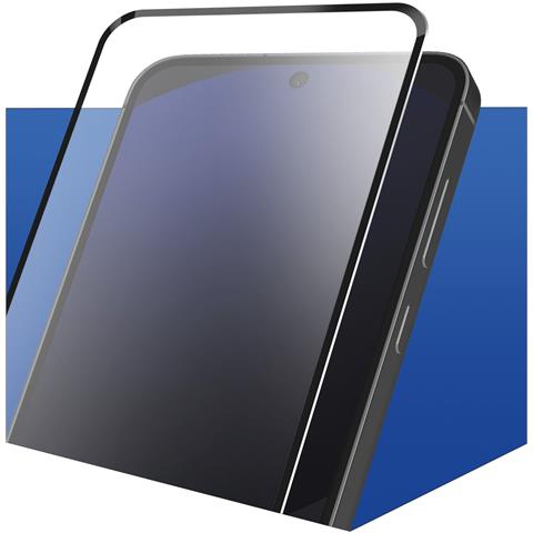 Vetro Temperato Per Samsung S24 Fe Angoli Rinforzati Smussati 9h, Nero - Foto 4