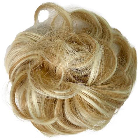 22h613 Biondo Disordinato Bun Hair Piece Scrunchie - Foto 2