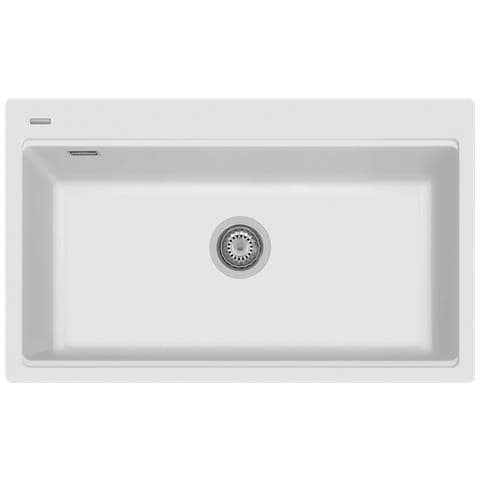 Lavello da Incasso LX8610 Microultragranit Colore Bianco Latte - Foto 1