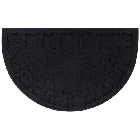 Zerbino Mezzo Rotondo 45x75 Cm In Gomma E Fibra Di Cocco - Foto 3