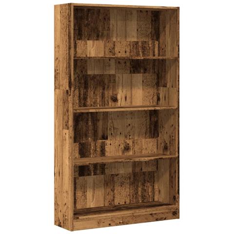 Libreria Legno Antico 80x24x143 Cm In Legno Multistrato - Foto 2