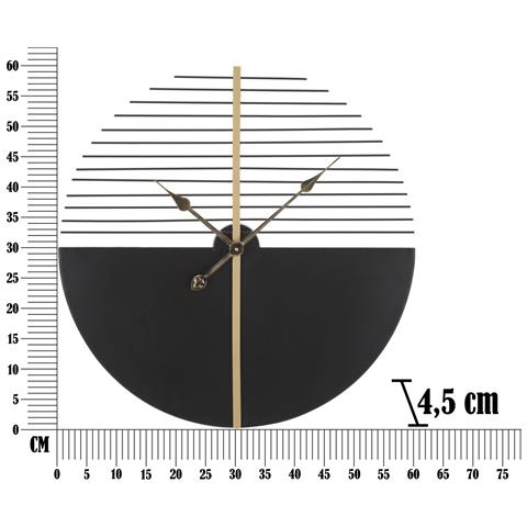 Orologio Da Parete Mf236 - Nero - Metallo - 60x4,5x60 Cm - Foto 6