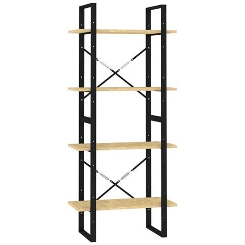 Lusso Casadino -  Libreria A 4 Ripiani 60x30x140 Cm In Legno Massello Di Pino - Foto 1