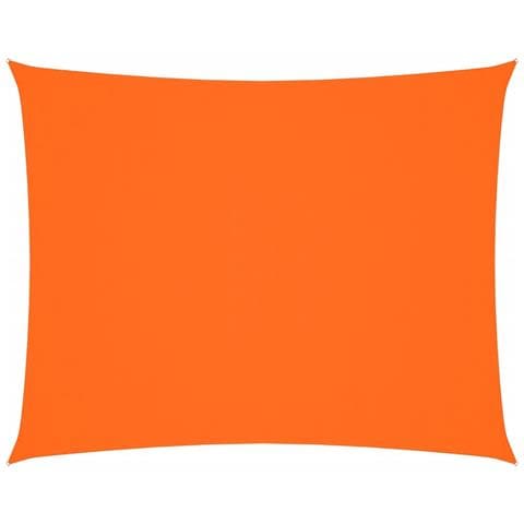 Parasole A Vela Oxford Rettangolare 2,5x4 M Arancione - Foto 1