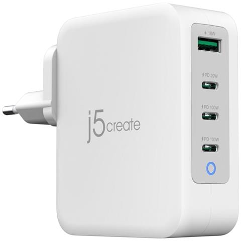JUP43130E-EN - Caricatore GaN USB-C® a 4 porte da 130W - UE - Foto 1