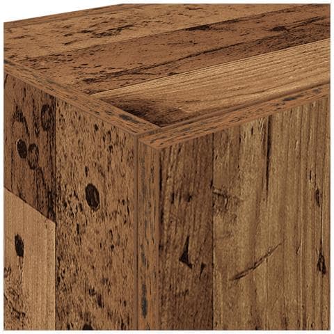 Armadio da Cucina Legno Invecchiato 60x50x180 cm Legno Massello - Foto 9