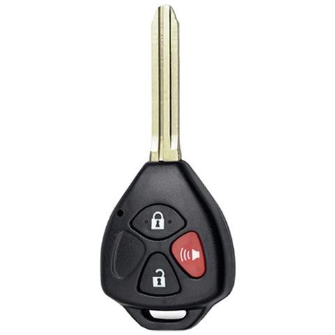 Guscio Chiave Auto Nero Abs Compatibile Con Toyota Camry Corolla - Ricambio Telecomando - Foto 2