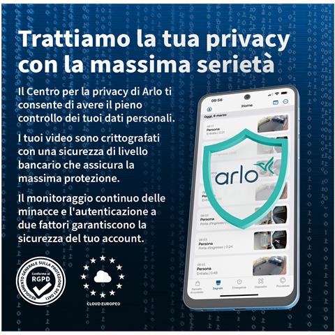 Ultra 2 Telecamera di Sorveglianza esterno, set da 4 bianco - Foto 15