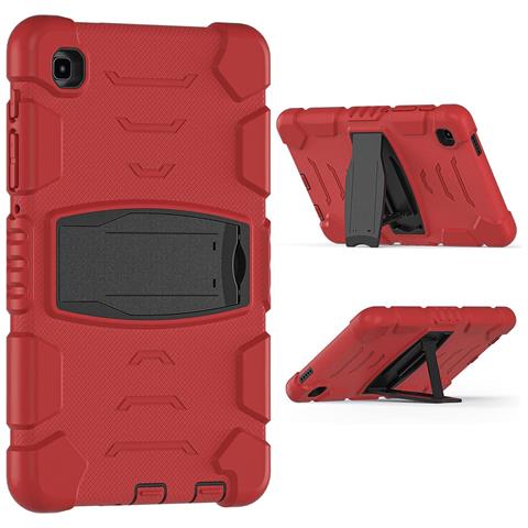 Custodia Per Samsung Galaxy Tab S6 Lite Armored Con Supporto Rosso - Foto 4