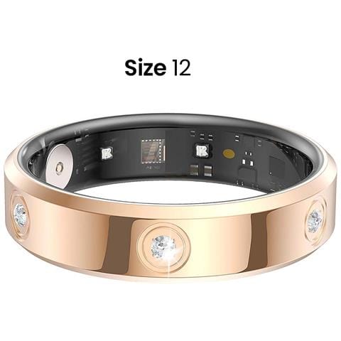 Anello Intelligente Taglia 12 Modello Venus Con Strass E Custodia Di Ricarica - Foto 2