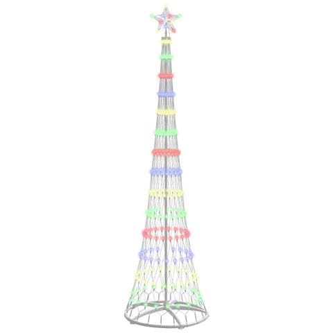 Albero di Natale LED Multicolore 70 x 70 x 250 cm Metallo - Foto 1